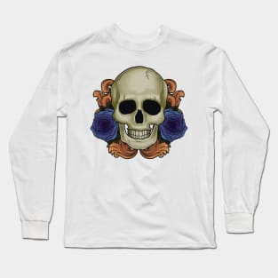 Skull and roses Long Sleeve T-Shirt